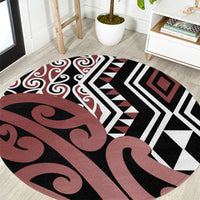 new-zealand-round-carpet-aotearoa-kowhaiwhai-mix-taniko-art