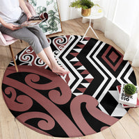 new-zealand-round-carpet-aotearoa-kowhaiwhai-mix-taniko-art