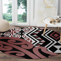 new-zealand-round-carpet-aotearoa-kowhaiwhai-mix-taniko-art
