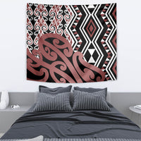 New Zealand Tapestry Aotearoa Kowhaiwhai Mix Taniko Art - Wonder Print Shop