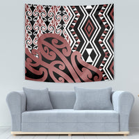 New Zealand Tapestry Aotearoa Kowhaiwhai Mix Taniko Art - Wonder Print Shop