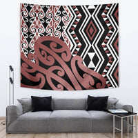 New Zealand Tapestry Aotearoa Kowhaiwhai Mix Taniko Art - Wonder Print Shop
