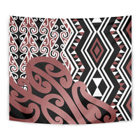 New Zealand Tapestry Aotearoa Kowhaiwhai Mix Taniko Art - Wonder Print Shop