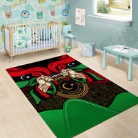 Libya Independence Day Area Rug Happy 24 December African Pattern Flag Style - Wonder Print Shop