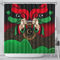 libya-independence-day-shower-curtain-happy-24-december-african-pattern-flag-style