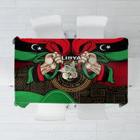 Libya Independence Day Tablecloth Happy 24 December African Pattern Flag Style - Wonder Print Shop