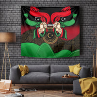 Libya Independence Day Tapestry Happy 24 December African Pattern Flag Style - Wonder Print Shop