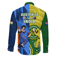 Australia And India Cricket Family Matching Mermaid Dress and Hawaiian Shirt 2023 World Cup Final Together - Wonder Print Shop