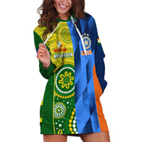 Australia And India Cricket Hoodie Dress 2023 World Cup Final Together - Wonder Print Shop