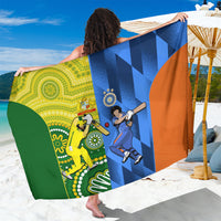 Australia And India Cricket Sarong 2023 World Cup Final Together - Wonder Print Shop