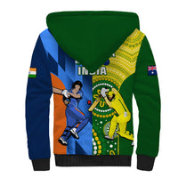 Australia And India Cricket Sherpa Hoodie 2023 World Cup Final Together - Wonder Print Shop