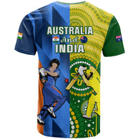 Australia And India Cricket T Shirt 2023 World Cup Final Together - Wonder Print Shop