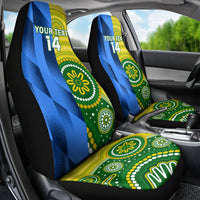 Custom Australia And India Cricket Car Seat Cover 2023 World Cup Final Together - Wonder Print Shop