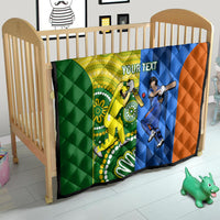 Custom Australia And India Cricket Quilt 2023 World Cup Final Together - Wonder Print Shop
