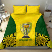 Australia Cricket Bedding Set World Cup Go Champions 2023 Indigenous - Wonder Print Shop