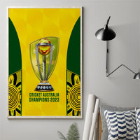 Australia Cricket Canvas Wall Art World Cup Go Champions 2023 Indigenous - Wonder Print Shop