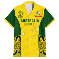 Australia Cricket Family Matching Tank Maxi Dress and Hawaiian Shirt World Cup Go Champions 2023 Indigenous - Wonder Print Shop