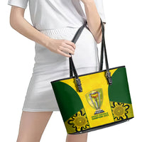 Australia Cricket Leather Tote Bag World Cup Go Champions 2023 Indigenous - Wonder Print Shop