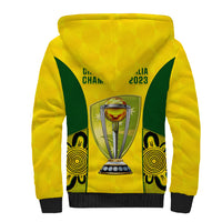 Australia Cricket Sherpa Hoodie World Cup Go Champions 2023 Indigenous - Wonder Print Shop