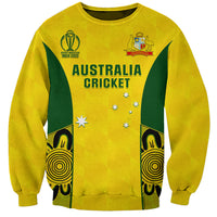 Australia Cricket Sweatshirt World Cup Go Champions 2023 Indigenous - Wonder Print Shop