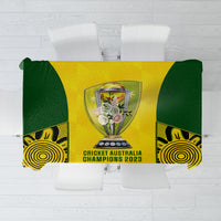 Australia Cricket Tablecloth World Cup Go Champions 2023 Indigenous - Wonder Print Shop