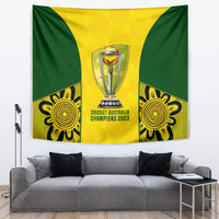 Australia Cricket Tapestry World Cup Go Champions 2023 Indigenous - Wonder Print Shop