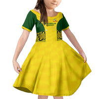 Custom Australia Cricket Family Matching Mermaid Dress and Hawaiian Shirt World Cup Go Champions 2023 Indigenous - Wonder Print Shop