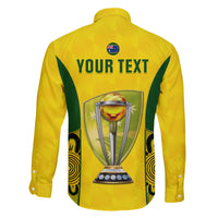 Custom Australia Cricket Family Matching Mermaid Dress and Hawaiian Shirt World Cup Go Champions 2023 Indigenous - Wonder Print Shop