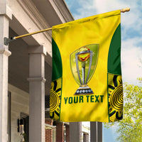 Custom Australia Cricket Garden Flag World Cup Go Champions 2023 Indigenous - Wonder Print Shop