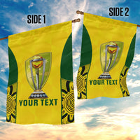 Custom Australia Cricket Garden Flag World Cup Go Champions 2023 Indigenous - Wonder Print Shop