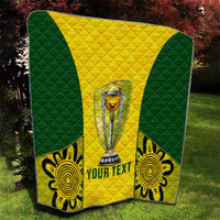 Custom Australia Cricket Quilt World Cup Go Champions 2023 Indigenous - Wonder Print Shop