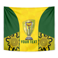 Custom Australia Cricket Tapestry World Cup Go Champions 2023 Indigenous - Wonder Print Shop