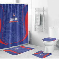 Japan Football Bathroom Set 2026 Come On Samurai Blue - Wonder Print Shop