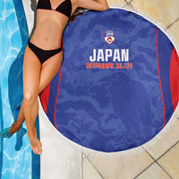 Japan Football Beach Blanket 2026 Come On Samurai Blue - Wonder Print Shop