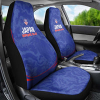Japan Football Car Seat Cover 2026 Come On Samurai Blue - Wonder Print Shop