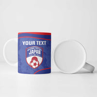 Custom Japan Football Ceramic Mug 2026 Come On Samurai Blue - Wonder Print Shop