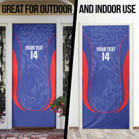 Custom Japan Football Door Cover 2026 Come On Samurai Blue - Wonder Print Shop
