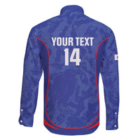 Custom Japan Football Family Matching Long Sleeve Bodycon Dress and Hawaiian Shirt 2026 Come On Samurai Blue - Wonder Print Shop