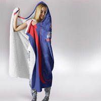 Japan Football Hooded Blanket 2026 Come On Samurai Blue - Wonder Print Shop