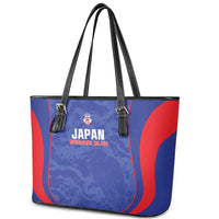 Japan Football Leather Tote Bag 2026 Come On Samurai Blue - Wonder Print Shop