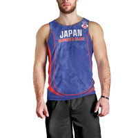 Custom Japan Football Men Tank Top 2026 Come On Samurai Blue - Wonder Print Shop