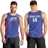 Custom Japan Football Men Tank Top 2026 Come On Samurai Blue - Wonder Print Shop
