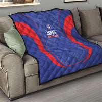 Japan Football Quilt 2026 Come On Samurai Blue - Wonder Print Shop
