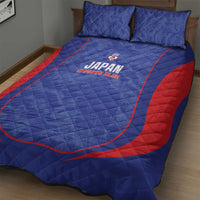 Japan Football Quilt Bed Set 2026 Come On Samurai Blue - Wonder Print Shop