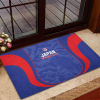 Japan Football Rubber Doormat 2026 Come On Samurai Blue - Wonder Print Shop