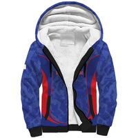 Custom Japan Football Sherpa Hoodie 2026 Come On Samurai Blue - Wonder Print Shop