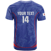 Custom Japan Football T Shirt 2026 Come On Samurai Blue - Wonder Print Shop