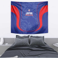 Japan Football Tapestry 2026 Come On Samurai Blue - Wonder Print Shop