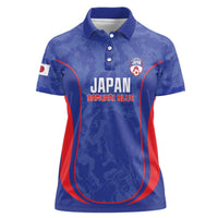 Custom Japan Football Women Polo Shirt 2026 Come On Samurai Blue - Wonder Print Shop