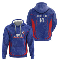 Custom Japan Football Zip Hoodie 2026 Come On Samurai Blue - Wonder Print Shop